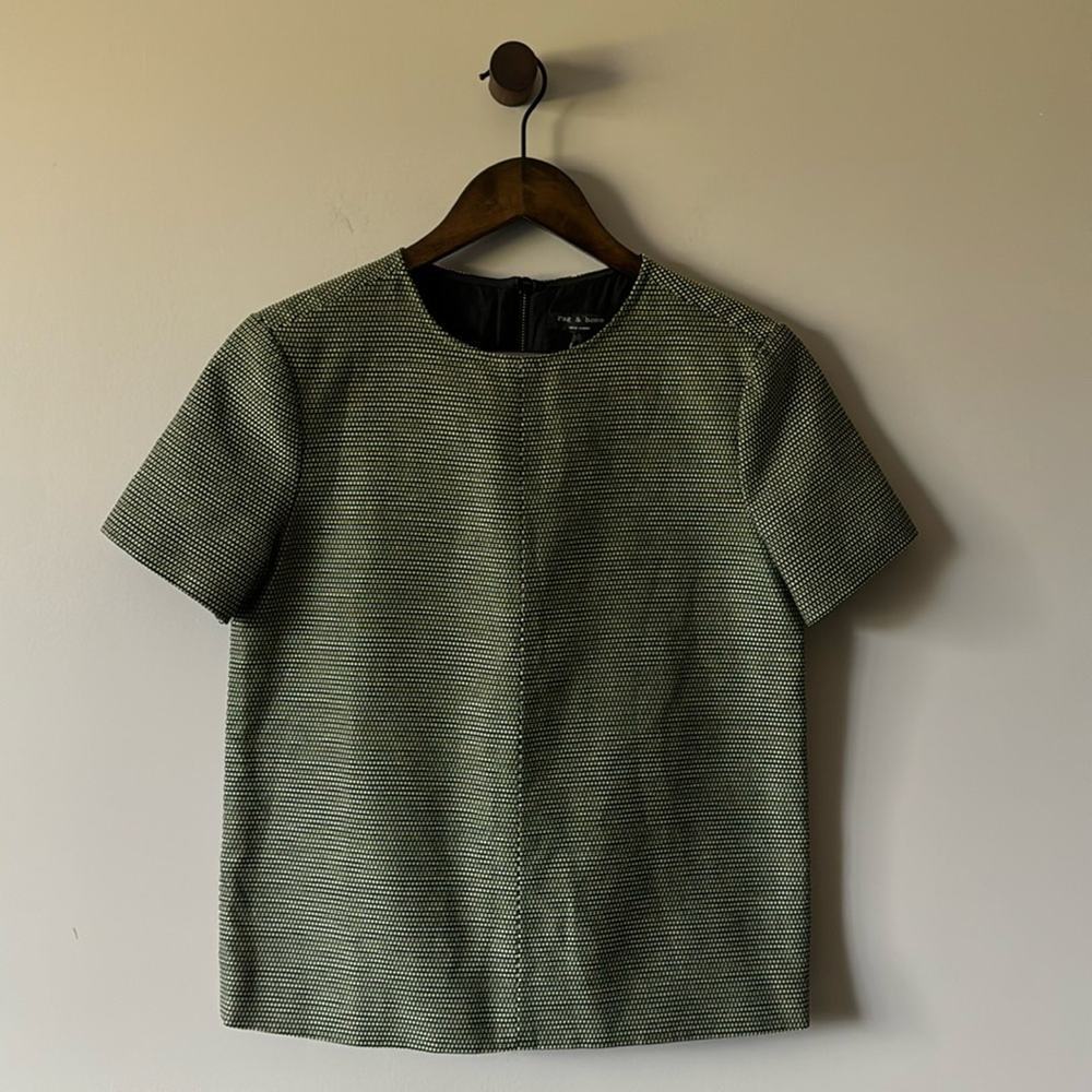 RAG & BONE LIMELIGHT ODA TOP SIZE XXS